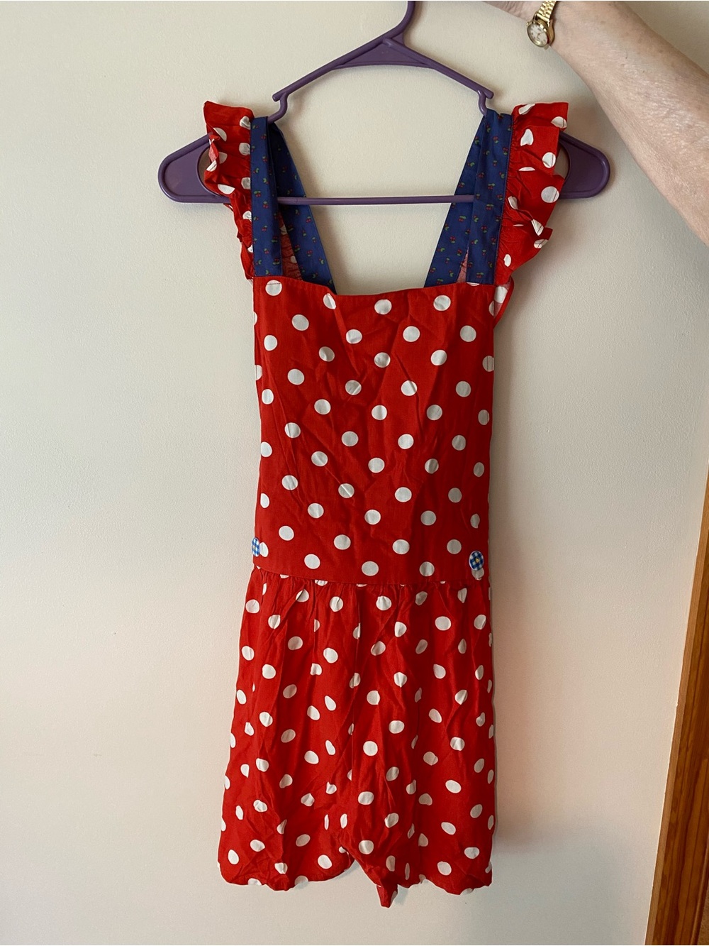 Matilda Jane Outfit Romper Brilliant Daydream Most Magical Day Polka Dot NWT 14